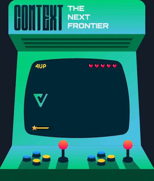 mobile device showing a racing game with an in-game ad unit