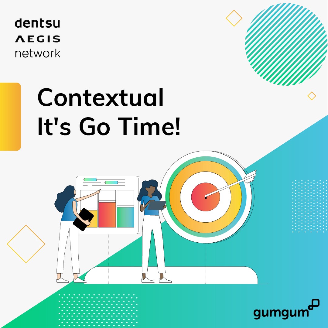 Graphic depicting contextual vs behavioral targeting