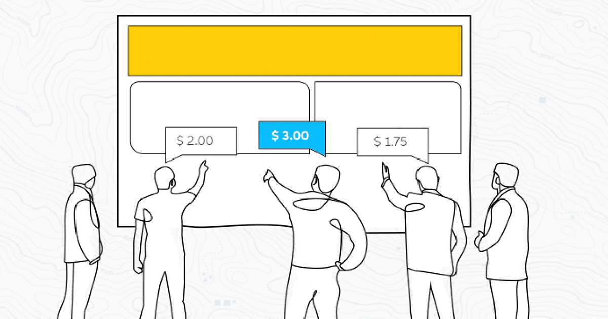 Illustration depicting the header bidding process