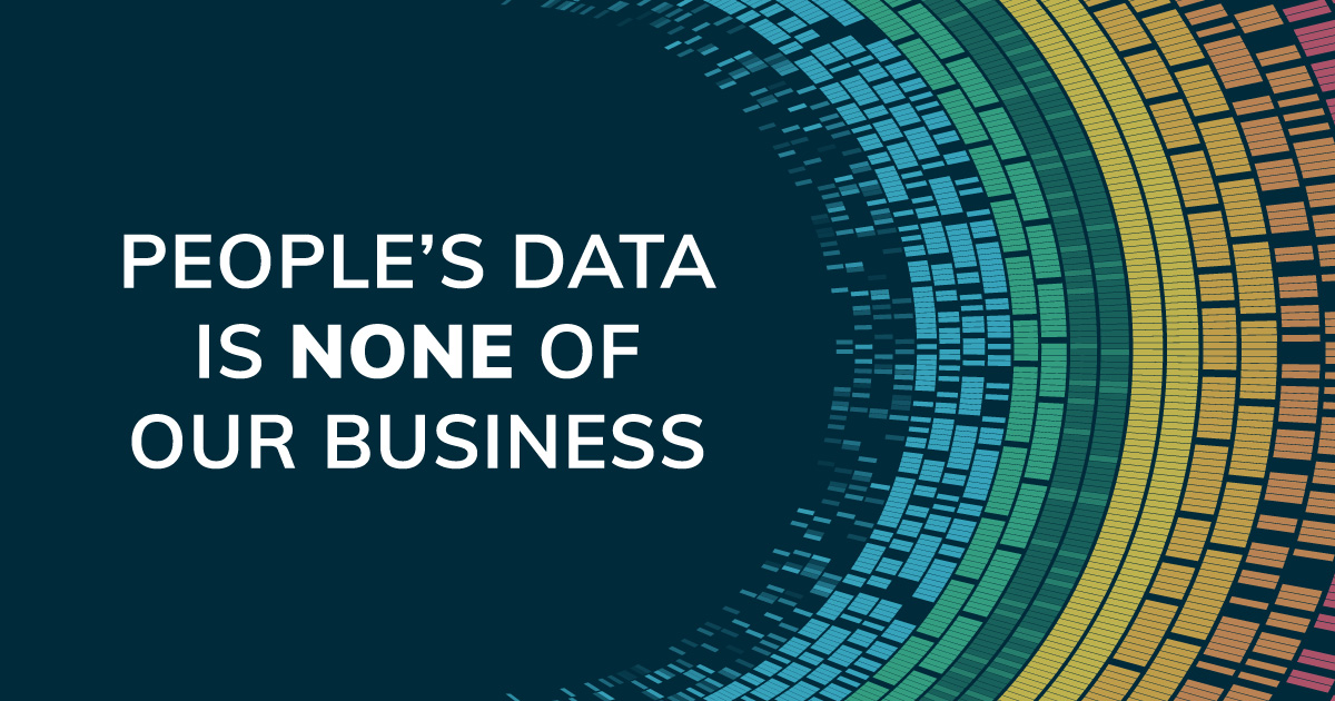 Graphic showing dispersed data
