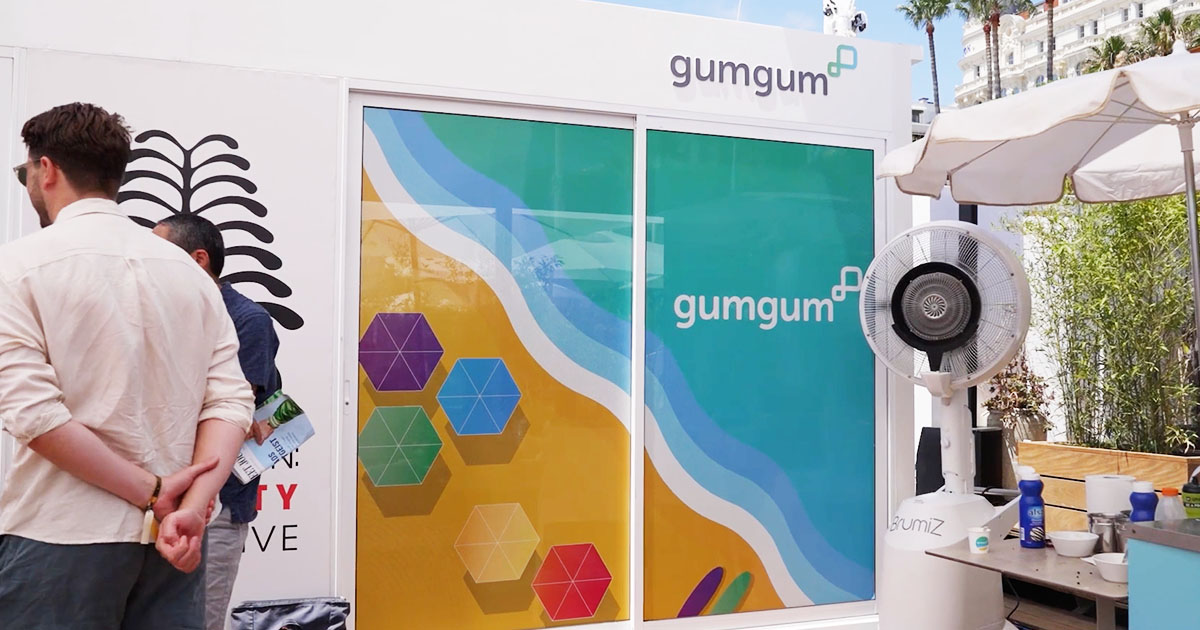 GumGum's Booth at Inkwell Beach