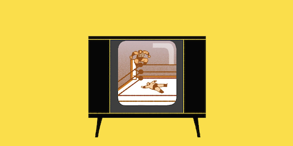 Illustration about why people watch TV