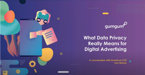 Illustration about the future of digital advertising and data privacy