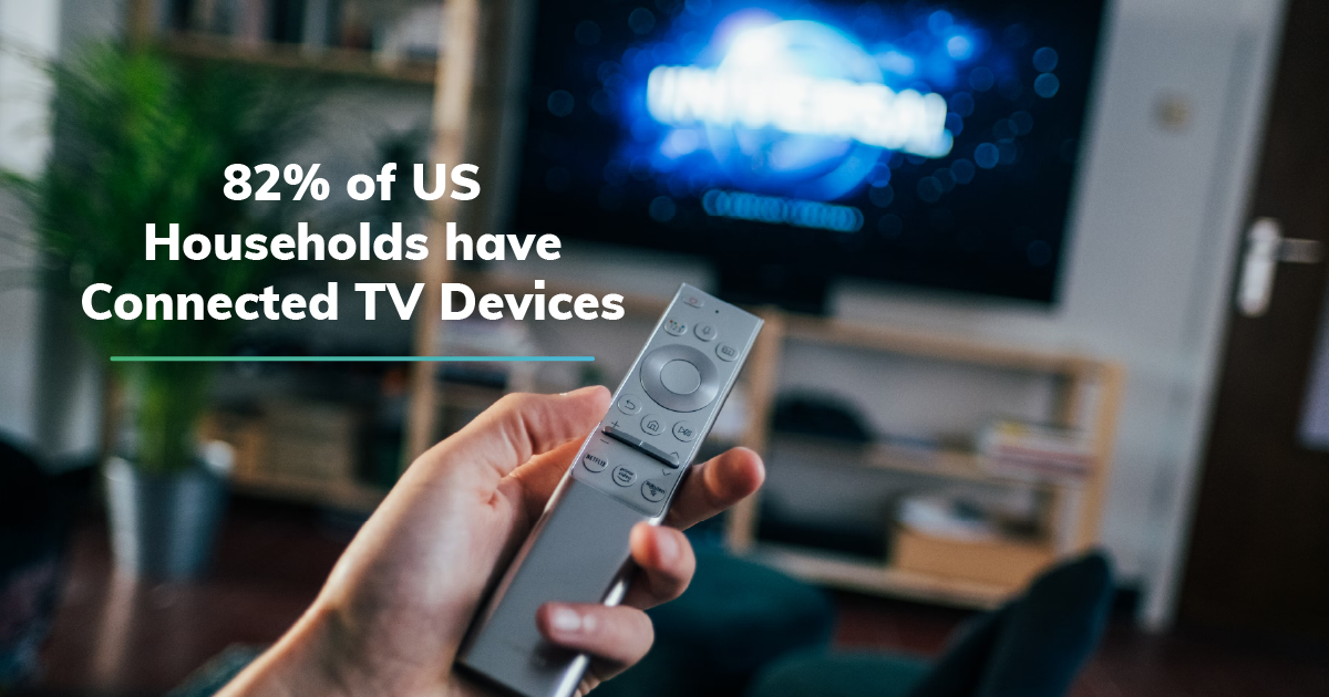 Illustration of Connected TV Audience Growth Above Linear TV